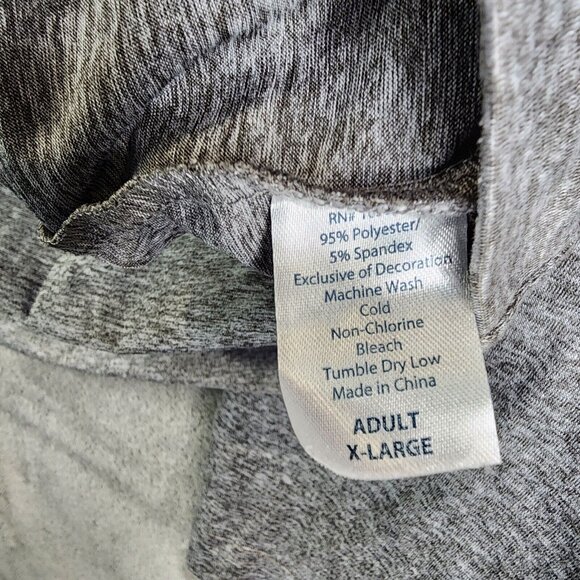 Mens Garb Heathered Gray 1/4 Zip Pullover Sweatshirt Mock Neck Long Sleeve XL - Picture 4 of 8